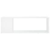 Szafka pod TV, biała, 100x24x32 cm, materiał drewnopochodny