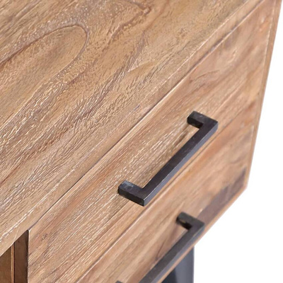 vidaXL Szafka pod TV, 120 x 30 x 45 cm, lite drewno tekowe