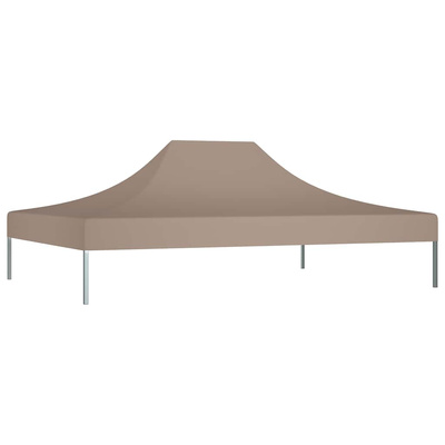 vidaXL Dach do namiotu imprezowego, 4 x 3 m, taupe, 270 g/m²