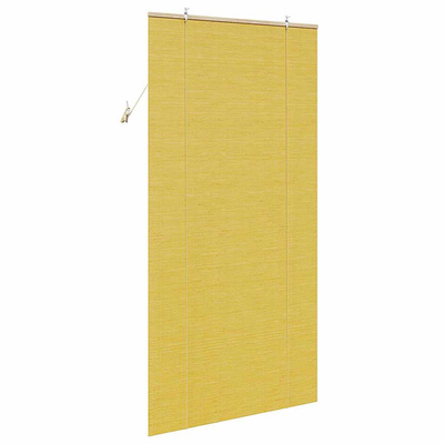 Roleta żółty 120 x 220 cm Bambus
