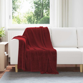 Koc Bordeaux Czerwony 130 x 150 cm Polar