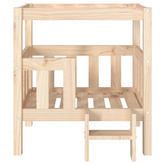 vidaXL Legowisko dla psa, 65,5x43x70 cm, lite drewno sosnowe