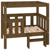 vidaXL Legowisko dla psa, miodowy brąz 75,5x63,5x70 cm, drewno sosnowe