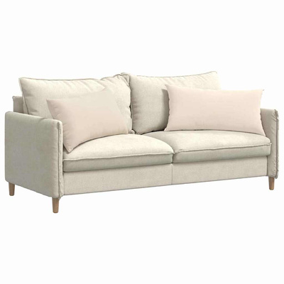 Poduszki na sofę 2 pcs Beżowy 80 x 40 cm tkanina