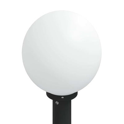 Słupki oświetleniowe 3 szt. 80 cm, czarne, IP44
