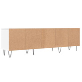Szafka pod TV, biała, 150x30x44,5 cm, materiał drewnopochodny vidaXL