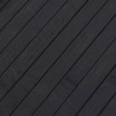 vidaXL Dywan prostokątny, szary, 80x1000 cm, bambusowy