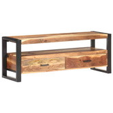 vidaXL Szafka pod TV, 120x35x45 cm, drewno z miodowym wykończeniem