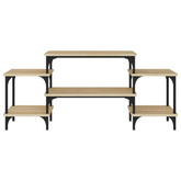 vidaXL Szafka pod TV, dąb sonoma, 117x35x52cm, materiał drewnopochodny