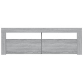 vidaXL Szafka pod TV z LED, szary dąb sonoma, 120x35x40 cm model standard