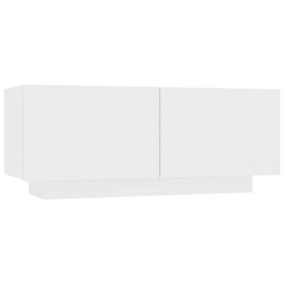 vidaXL Szafka pod TV, biała, 100x35x40 cm, materiał drewnopochodny model standard