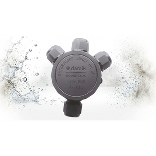 DAMIK ROUND CLOX 04A IP68 450V Puszka Łączeniowa Hermetyczna Czterodrożna