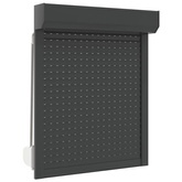 vidaXL Roleta zewnętrzna, aluminiowa, 70 x 100 cm, antracytowa