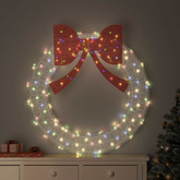 Wianek z 150 diodami LED Wielokolorowe 120 cm Akryl