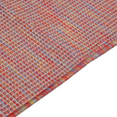 vidaXL Dywan zewnętrzny o płaskim splocie, 80x250 cm, czerwony