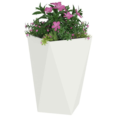 Donica Biały 50 x 50 x 75 cm Stal