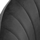 4Rico krzesło obrotowe QS-OF212G aksamit szare 148134
