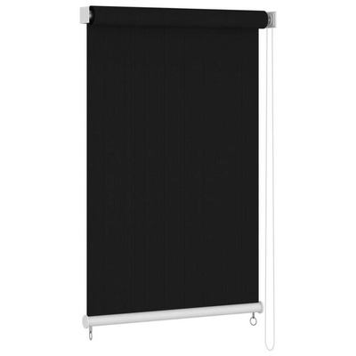 vidaXL Roleta zewnętrzna, 180x230 cm, czarna