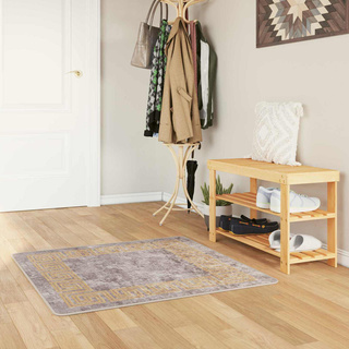 Chodnik dywanowy MARSA Szary 100 x 100 cm Poliester i PVC
