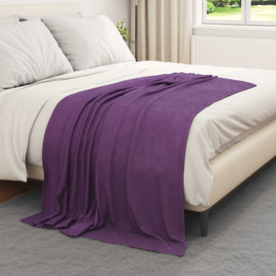 Koce narzutowe 24 pcs Fioletowy 170 x 130 cm Polar