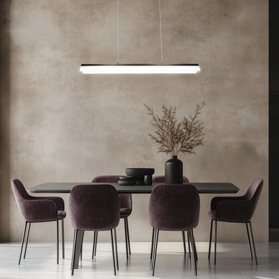 Lampa sufitowa wisząca candellux curacoa led brązowy 4000k