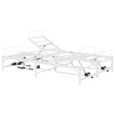Elektro Regulowany Stelaż Łóżka Biały 140 x 200 cm Stal