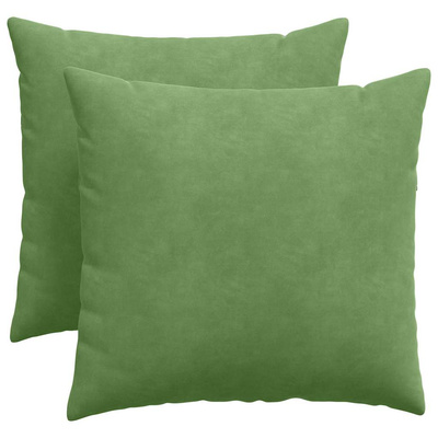 Poduszki na sofę 2 pcs Jasnozielony 50 x 50 cm