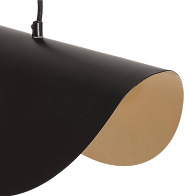 Lampa Wisząca Czarno-złota 40cm E27 Abruzzo Sessanta