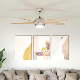 Wentylator sufitowy z lampą ? 130 cm Sonoma