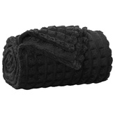 Koce narzutowe 6 pcs Czarny 200 x 150 cm Polar