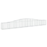 Kosze gabionowe, 20 szt, 400x30x40/60 cm, galwanizowane żelazo