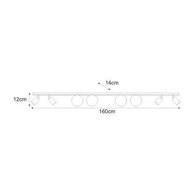 Lampa sufitowa K-5833 z serii ASPA