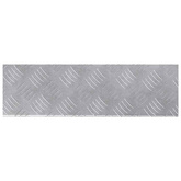 Stopień Prostokątny 10 pcs Srebrny 60 x 18 x 2,5 cm Aluminium
