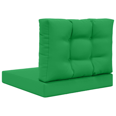 Poduszka do sofy na zewnątrz 2 pcs Zielony Poliester
