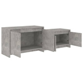 vidaXL Szafka pod TV, szarość betonu, 146,5x35x50 cm