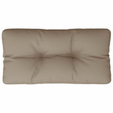 Poduszka na siedzisko z palet, taupe, 70x40x12 cm, tkanina