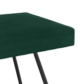ławka Ciemnozielony 80 x 40 x 45 cm Welur