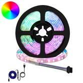 Taśma LED 2 pcs Czarny i przezroczysty 1700 mm Miedź i plastik