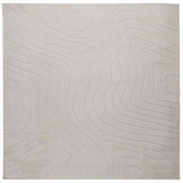 Dywany pokojowe Kwadrat PALMERAS Kremowy 240 x 240 cm Poliester
