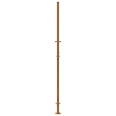 Brama ogrodowa 100x200 cm Stal nierdzewna Wzór płomienia