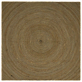 Dywany pokojowe Czarny 200 x 200 cm Juta