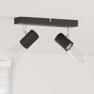 Reflektor sufitowy Czarny 26 x 6,5 x 11,5 cm Metal
