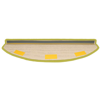 Samoprzylepne maty na schody 15 pcs zielony 80 x 24,5 x 3,5 cm