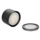 Punktowa oprawa sufitowa do łazienki UMA Sand Gun Color IP54 okrągła antracyt EDO777543 EDO Solutions