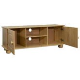 vidaXL Szafka pod TV, 115x29x40 cm, lita sosna