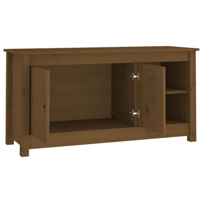 vidaXL Szafka pod TV, miodowy brąz, 103x36,5x52 cm, drewno sosnowe