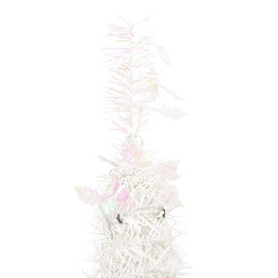 Sztuczna choinka typu pop-up, 150 LED, biała, 180 cm