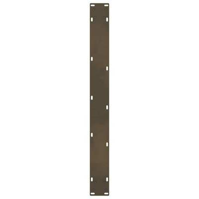 Nogi do stołu jadalnego Naturalna stal 2 szt. 70x(72-73) cm Stal