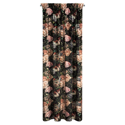 Zasłona Rubens czarna 140x270