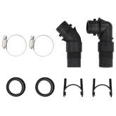 Solarny podgrzewacz basenowy, 75x75x36 cm, HDPE, aluminium